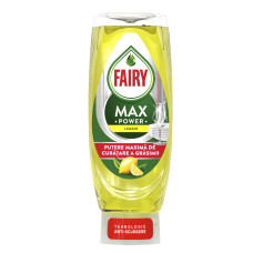 Средство для мытья посуды Fairy Max Power Lemon, 545 мл